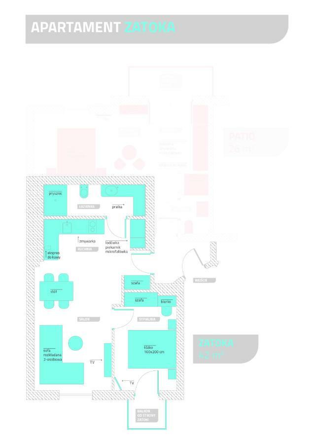 Apartament z balkonem